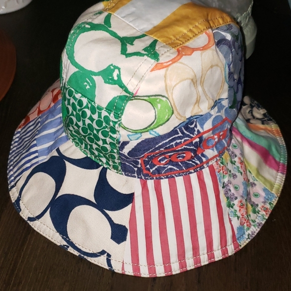 Coach Story Patch Bucket Patchwork Hat - Picture 15 of 16